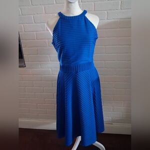 Alfani Vibrant Blue Textured Dress